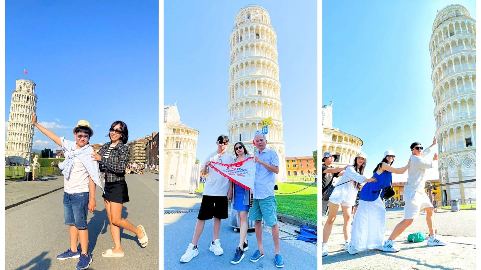 Đoàn khách nhà EuroTravel tham quan tháp nghiêng Pisa.jpg